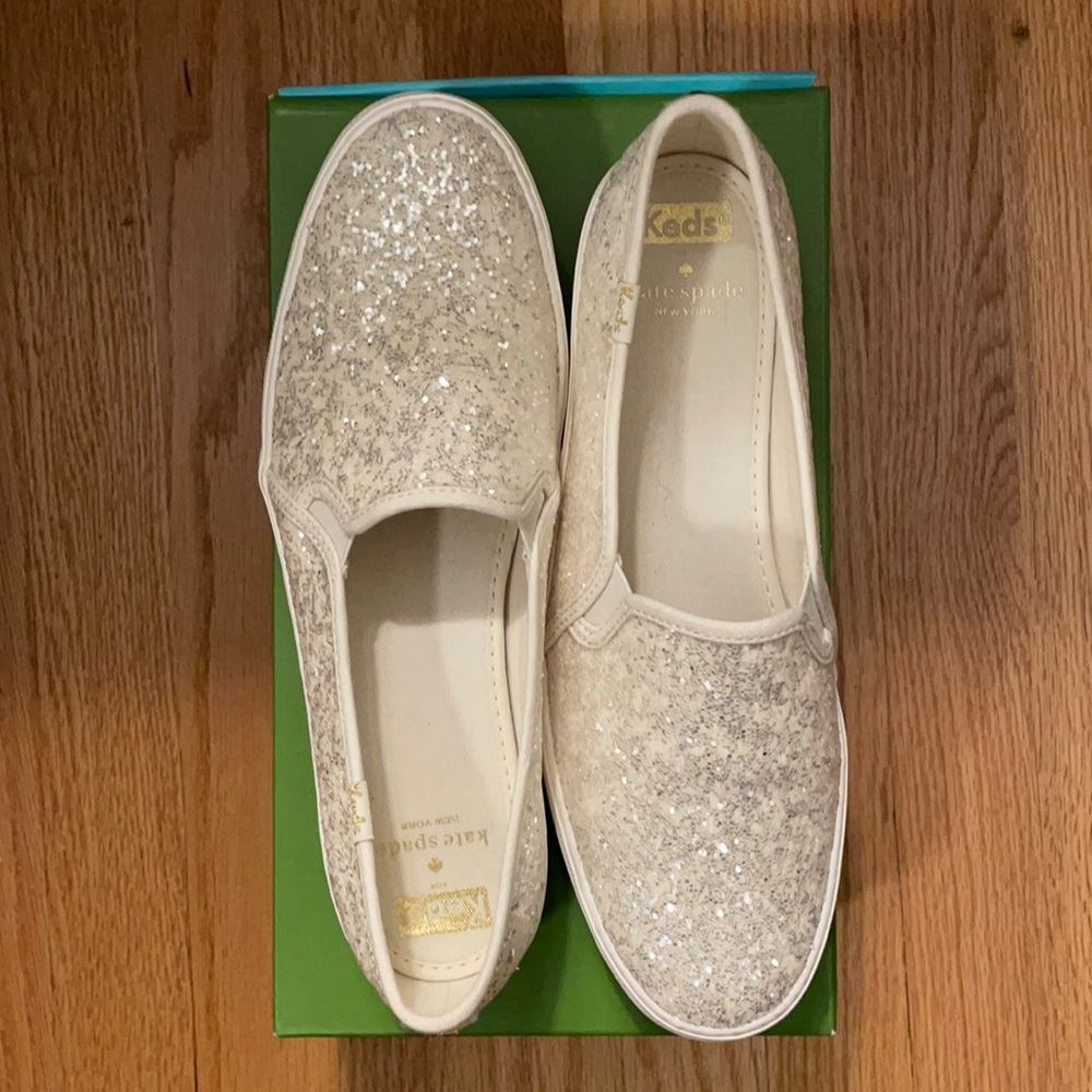Keds x kate spade New York triple decker glitter